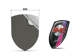 GMC Décalcos Vitre Arrière Auto Max Durable Stylé Pro